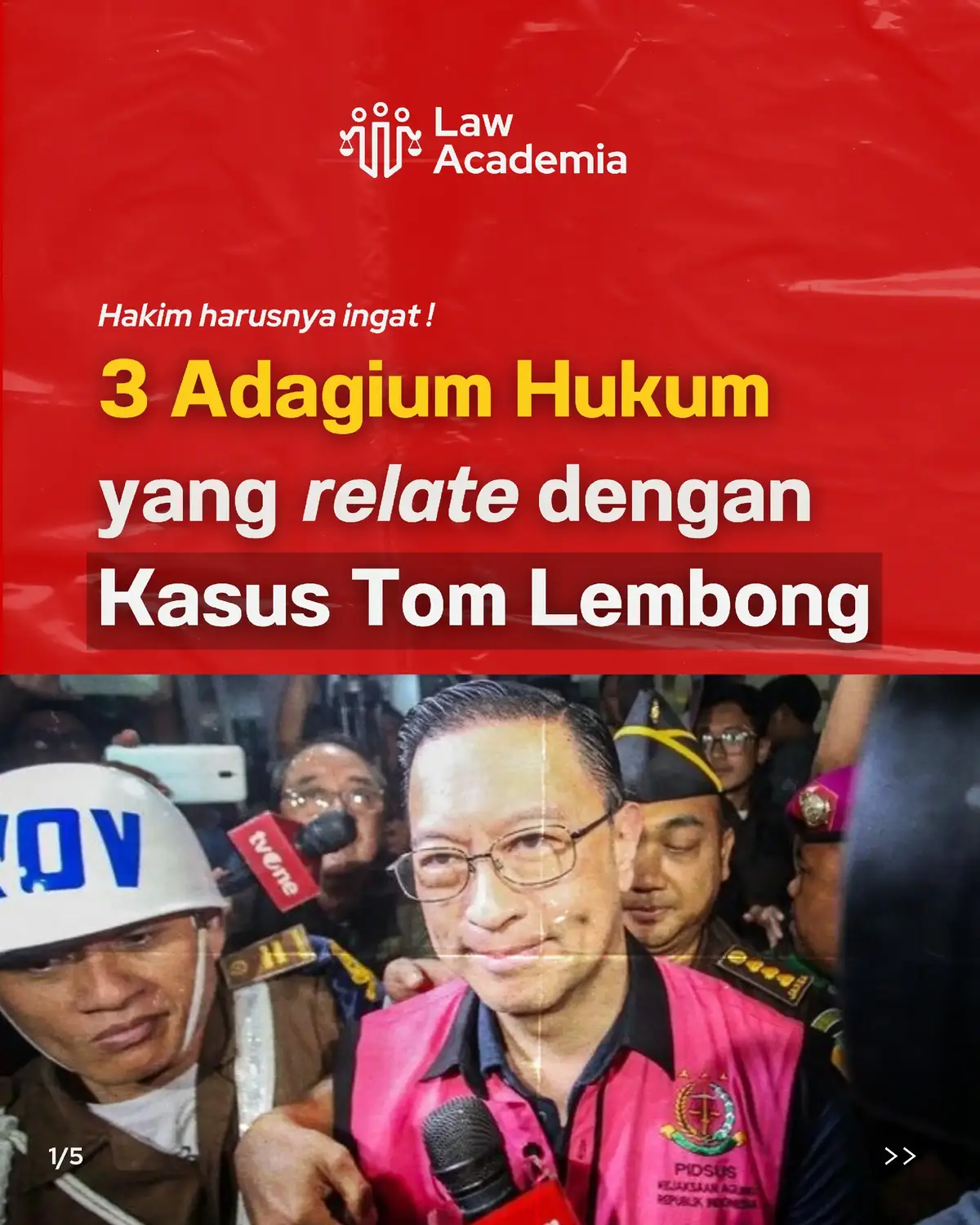 #LawAcademia #tomlembong #EdukasiHukum #BelajarHukum #korupsigulaimport 