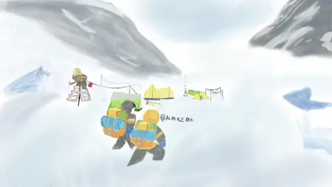 Everest the summit climb  Minecraft bedrock  #Minecraft #Minecraft #MinecraftBedrock #bedrock #rtx #RTX #BetterRTX #Mojang #Fonk #Edit #fap #fop #fyp #mods #map #minecraftmap