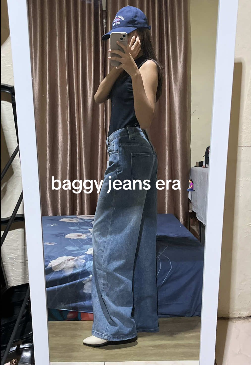 menemukan baggy jeans yg pas buat lingkar pinggang ketcill🥹🤏🏻