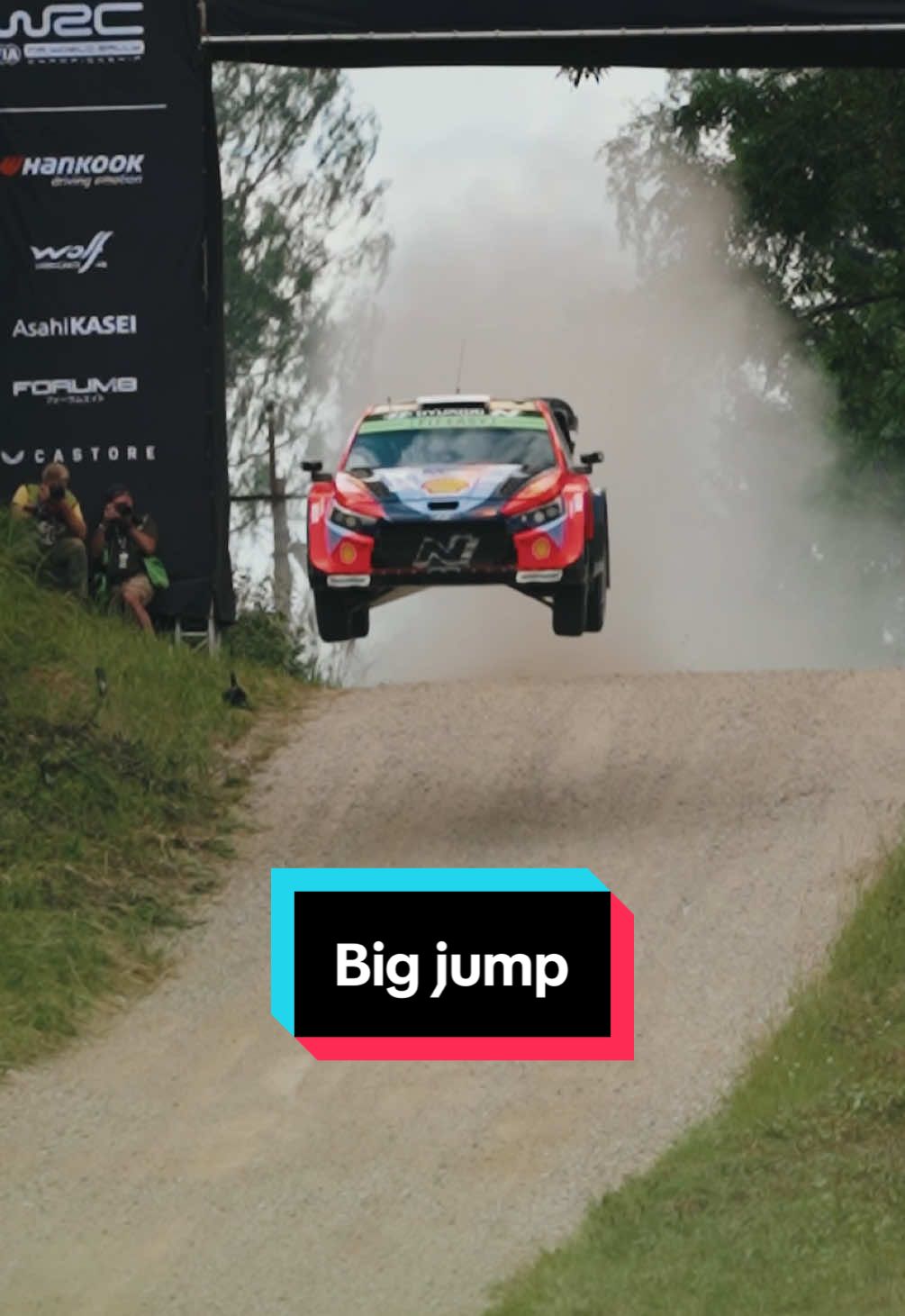 These aren't just cars. They're flying machines. 🛸 #RallyEstonia #WRC #rally #jump 