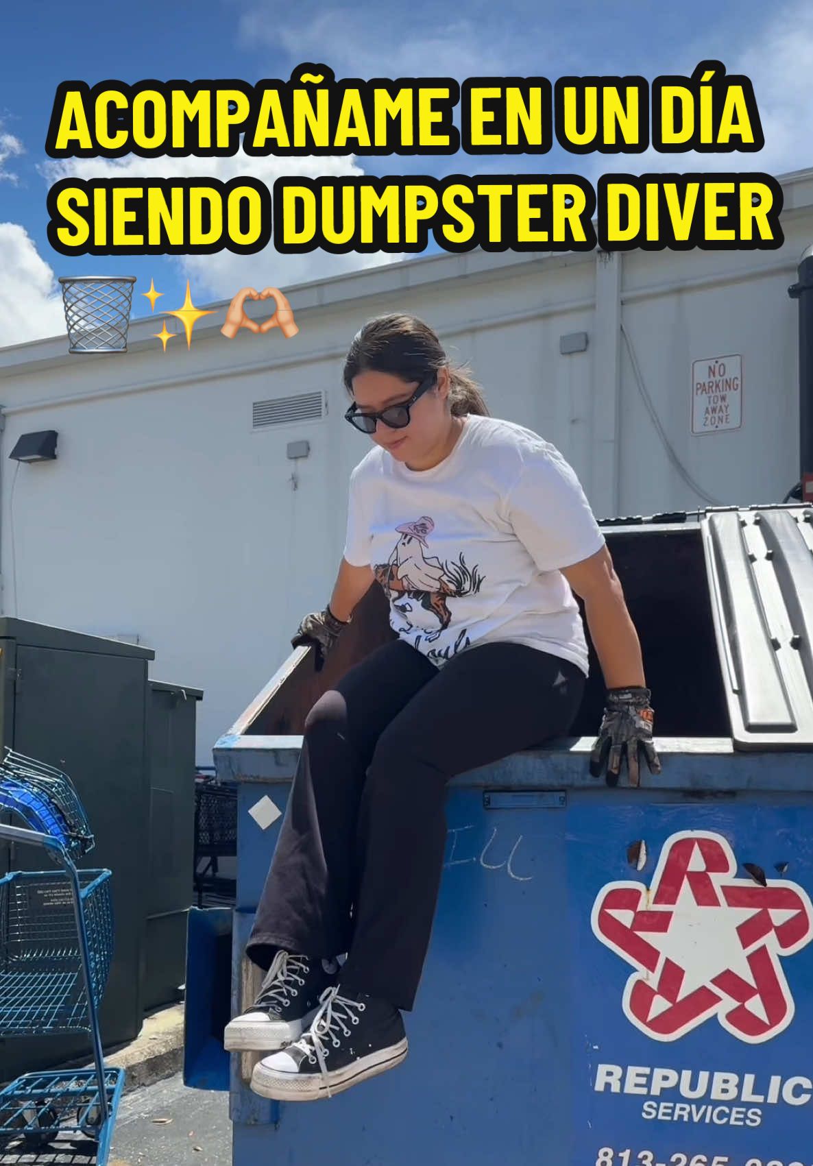 Así empiezo mi día… lista para una nueva aventura entre tesoros escondidos 🛒✨  #tesorosencontrados #meldidumpsterdive #buscandoenlastiendas #dumpsterdiver #usa🇺🇸 #dumpsterdive 