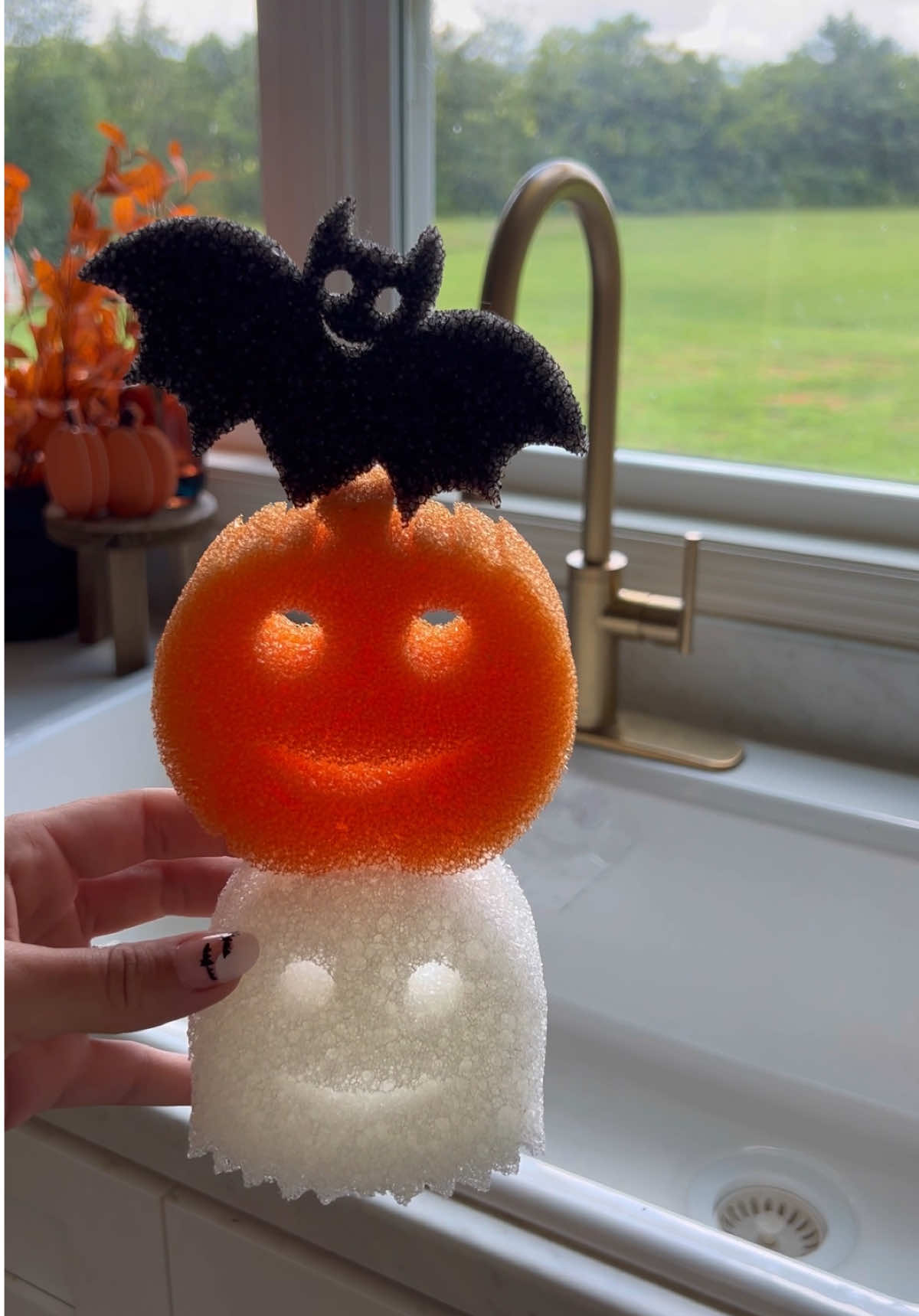 Spooky scrub daddy’s 👻🦇 Link in my bio  #falldecorations #falldecorating #halloweendecor #spookyseason #halloweenfinds #halloween #spookyszn #amazonfinds