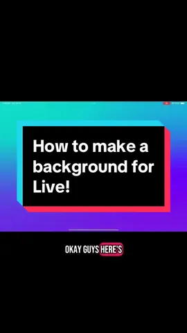 How to make a background for live on canva! It’s super simple! I’ve gotten a ton of questions about this and wanted to make a video for everyone who is curious on how to do this! I was in a rush making this, so I’m sorry if it’s too fast! Just watch as many times as you need 😊 #canva #livebackground #live 