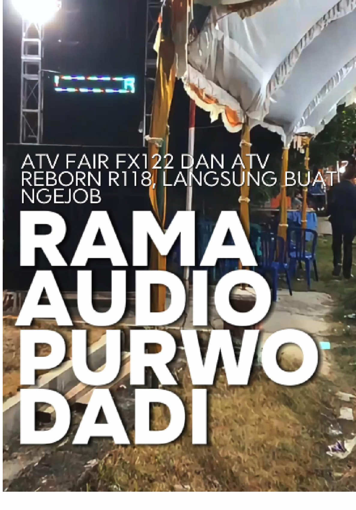 RAMA AUDIO PURWODADI Langsung tancap gas buat ngejob 4 ATV FAIR FX122 6 ATV REBORN R118 Handal untuk berbagai genre info job bisa hubungi @RAMA AUDIO  #rentalaudiopurwodadi #ramaaudio #atvfairfx122 #atvreborn #atvproaudio @atvproaudio @ATV PRO AUDIO RETAIL SOLO @ATV TRENDY JATIROTO @Trendy Sound System 
