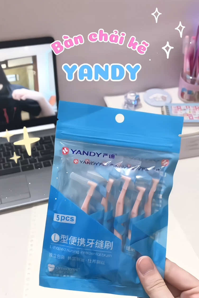 Bàn chải kẽ Yandy. Chân ái dành cho người niềng răng 🦷 #banchaidanhrang #banchaike #banchaiyandy #yandy #banchaikerang 