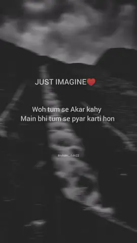 Just imagine♥️🙂#fypシ #poetry #popular #mohsinedit22