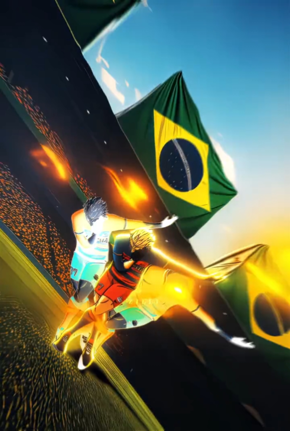 the brazilian magic  🇧🇷 | #lavinho #neymar #football #bluelock #animetikok #edit #fyp #mangaedit #120fps #4k #zillixsz 