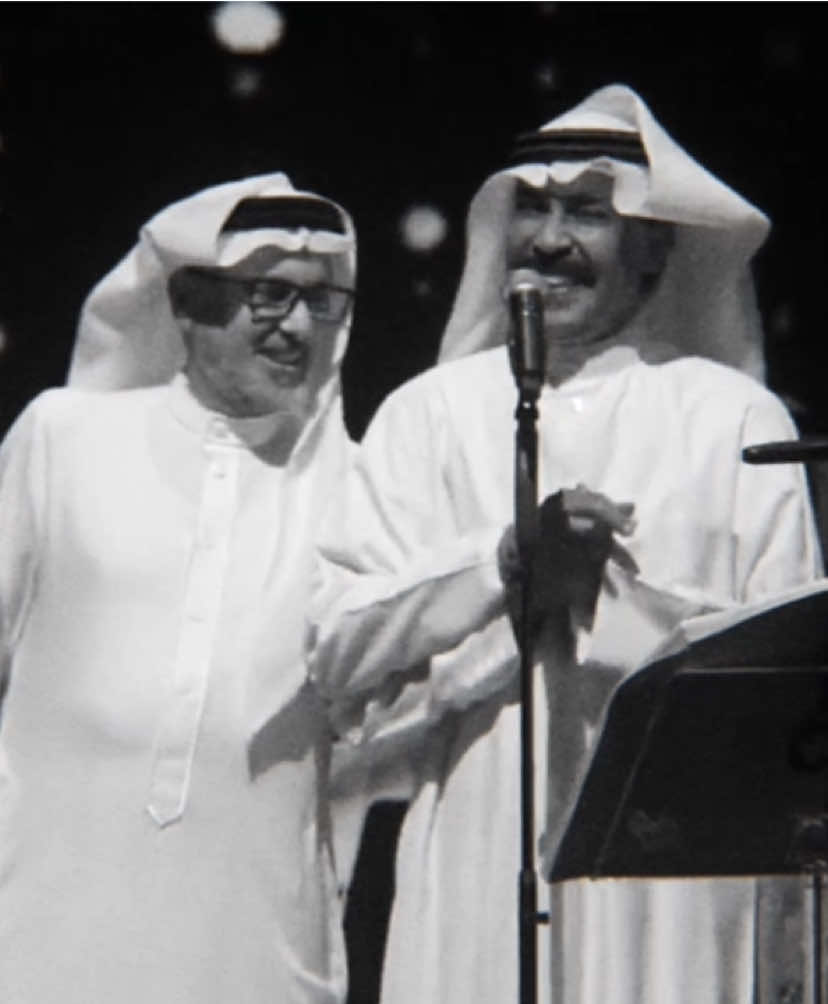 عمالقة الفنّ العربي خالد الشيخ وعبدالله الرويشد