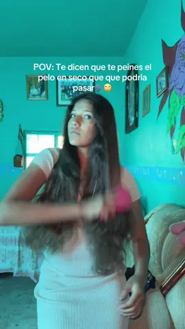 Aqui no Paso absolute mente Nada #fyp #parati #peinarelcabelloenseco #haircare#hairtypes