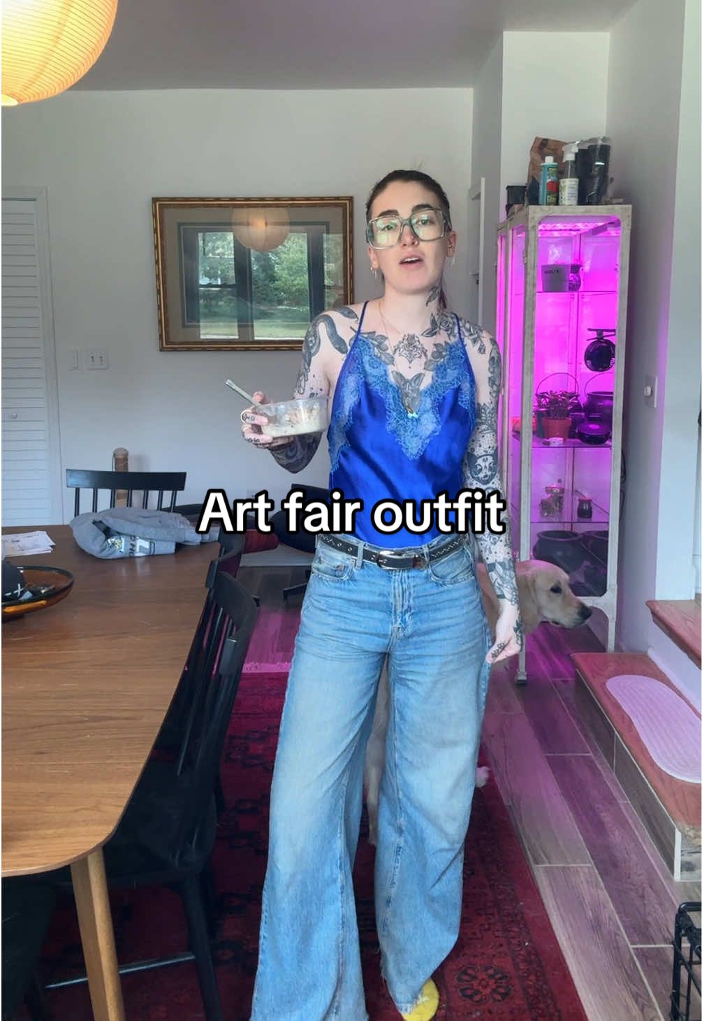 Happy fair season! I’ve been looking into more ideas for styling vintage slip dresses and so this is a fun experiment. #artfairoutfit #fairoutfit #vintageslip #vintageslipdress #vintageoutfit #slipdress