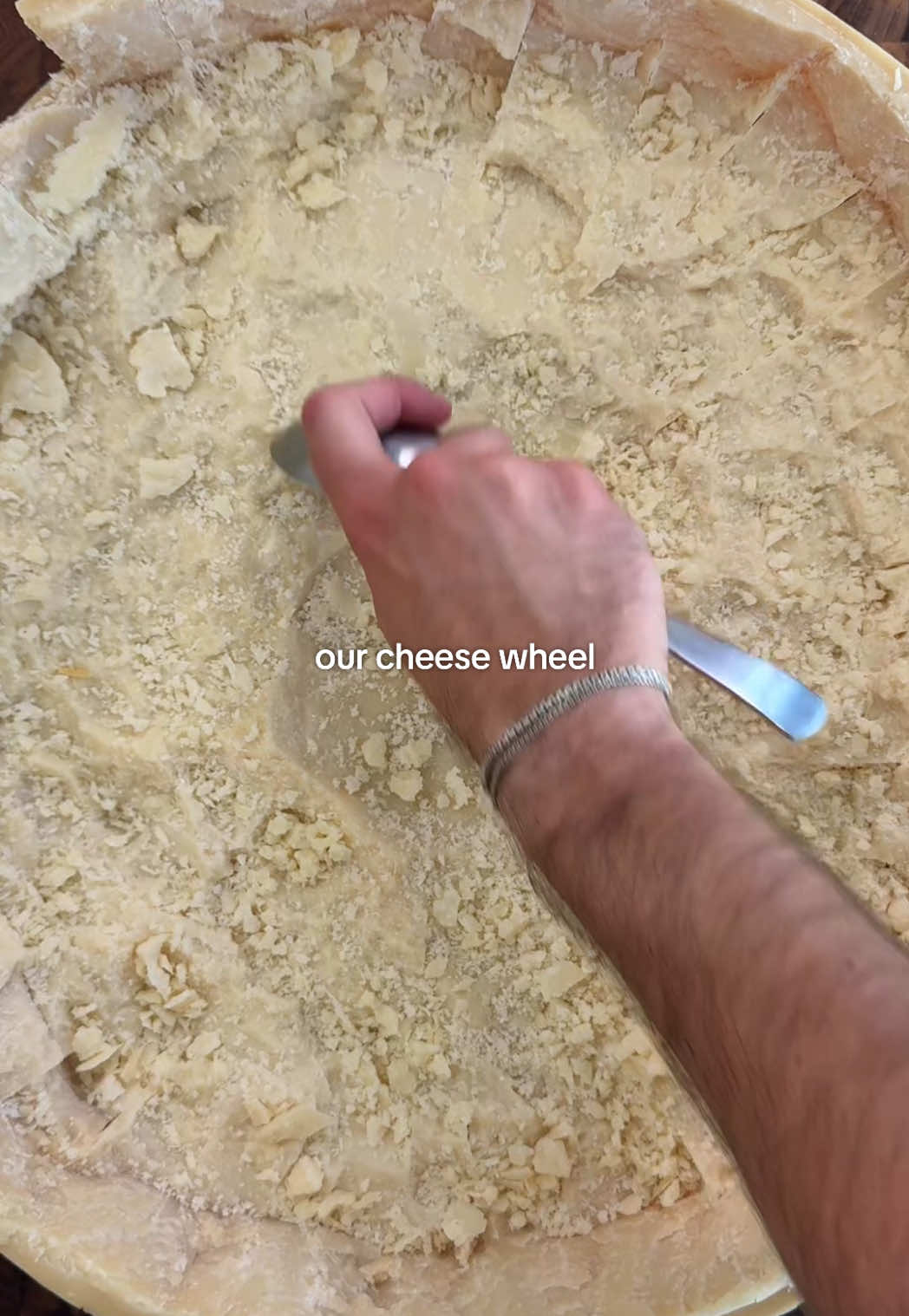 Saying goodbye to the cheese wheel 😢 #cooking #Recipe #food #cheesewheel #cheesewheelpasta #fyp #foryoupage 