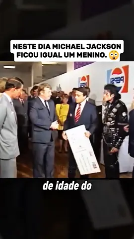 Neste dia Michael Jackson ficou igual um menino #vocesabia #curiosidades #documentario 