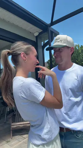 safe to say he passed — and almost took his own knee out that he just got surgery on 😅 #married #couple #cute #prank 