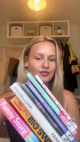 Apologies if I’ve butchered the pronunciation of these author’s names.  Here are some of the books I’ll be devouring this summer. Let me know if you’ve read any of these and your thoughts!  #summerread #bookstack #romancetok #read #BookTok #emilyhenry #rachelcusk #marygaitskill #literarytok #litfic 