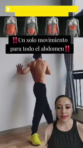 ‼️Un solo movimiento  para todo el abdomen‼️ #ejerciciosencasa #mujeres #routine #motivacion #Gym #disciplina #FitnessLifestyle #saludable #InspiraciónFitness  #girls #Fitness #jennyfranco  #saludable #HealthyLifestyle 