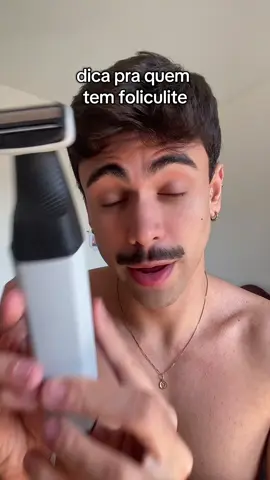 dica pra quem tem foliculite: bodygroom da philips e tem no mercado livre, so colar o id la: IRAIKC-75MH @Mercado Livre #MercadoLivre #MeusFavsDoMercadoLivre 