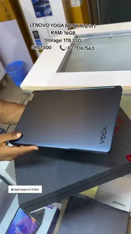 LENOVO YOGA BOOK 9i 2 in 1 LAPTOP 13IMU9. 🕷️CPU: Intel Core ULT7_155U 🕷️RAM: 16GB 🕷️Storage: 1TB SSD 🕷️GPU: INTEGRATED 🕷️Display: 13.3