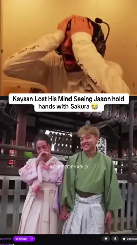 Kaysan went crazy seeing Jasontheween hold hands with Sakura  😭 #fyp #faze #fazeclan #kaysan #jasontheween #sakura #japan #jakura 