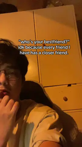 it hurts a lot when I'm trying hard to be their bestfriends but I should really need to accept the fact that every friend I have , has a main friend/closer friend, and look at me alwys be their backup and second option and worse they just remember me when they need my help😞🥲 #foryou #fyp #harusfyp #prw 