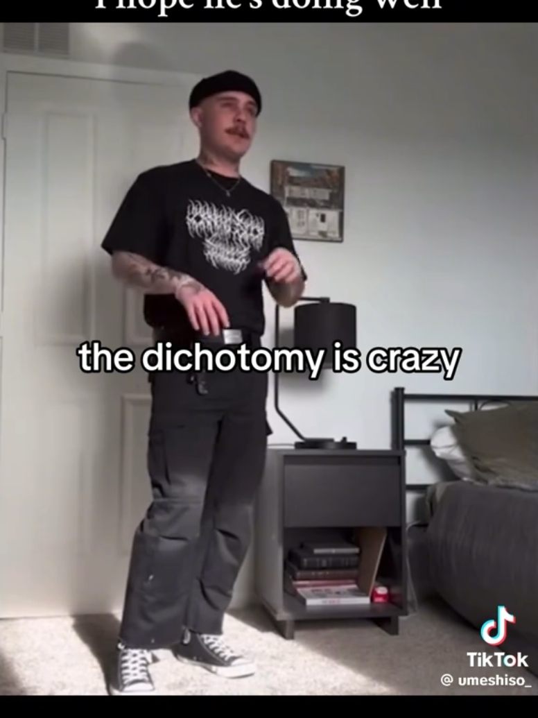the dichotomy is crazy #fyp #foryou #foryoupage #funny #silly #tiktok 