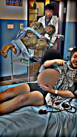Military husband surprises wife in hospital!