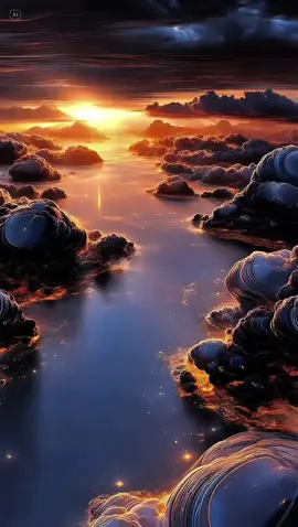 golden hour... #landscape #aiart #dream #mindblown 