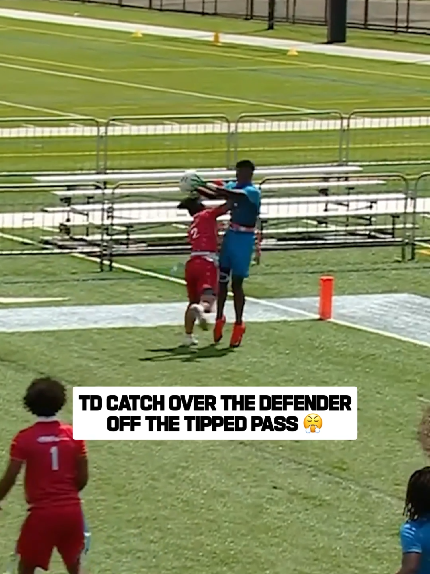 locked in for that one #flagfootball #panthers #nfl