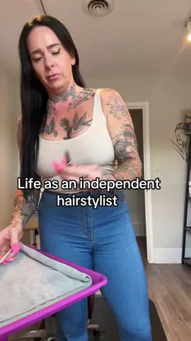 It do be like that sometimes though 😂 #hairstylist #businessowner #hairtok #hairdresser #salon  