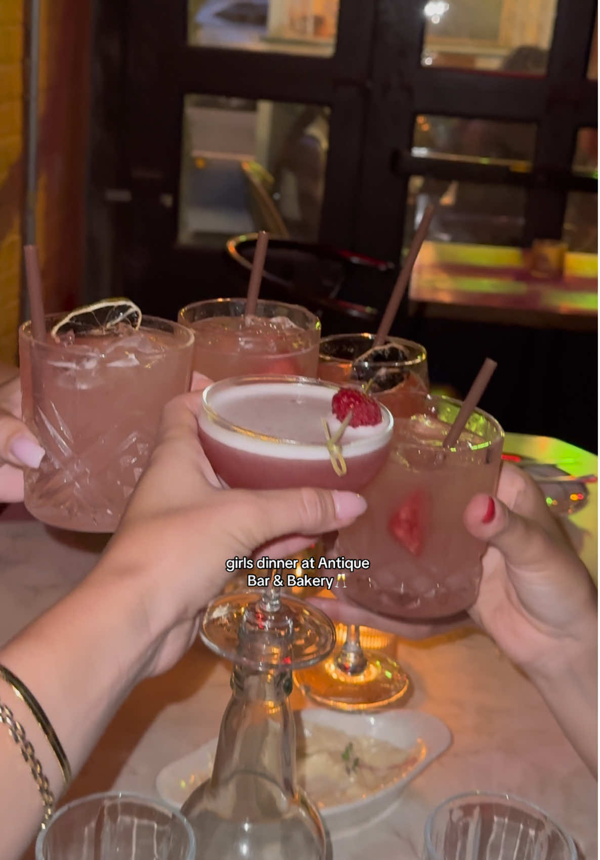 Celebrating besties bday @AntiqueBarAndBakery 🥂 #hoboken #Foodie 