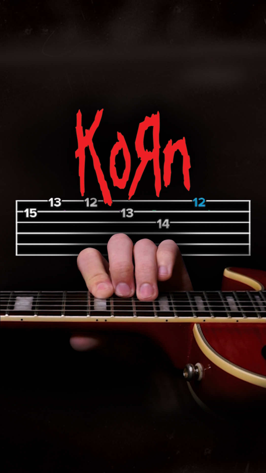 This easy Korn lick is hypnotic (Falling Away from Me by Korn) - #guitartab #guitartutorial #learnguitar #guitarriff #guitar #korn #guitarlick #metal #numetal 