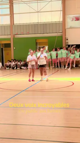 Les vainqueurs « miss camps » de la semaine 3 à Hagetmau  ont retourné la salle avec leur duo juste incroyable emprunt d’émotion.  #CampVibes #AmbianceDeFeu #DanceModeOn #pourtoi #FFBC 