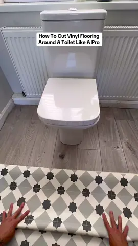 How To Cut vinyl Lino Flooring Around a toilet  #how #howto #vinyl #homeimprovement #DIY #vinyl #flooring 