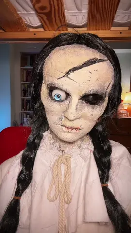 process of the cracked doll sfx makeup! #sfx #makeup #crackeddoll 