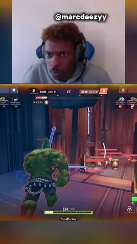 Streamers react to the xotaic bhop on hulk #marvelrivals  @Marcdeezyy @PerkVT @YUZUMAA 