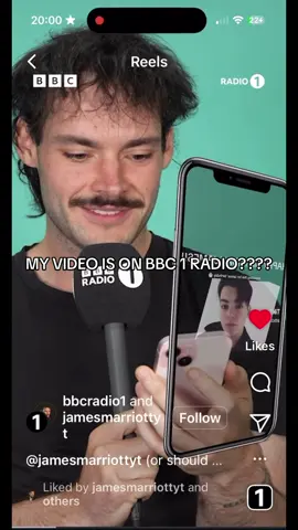 im literally shaking WHAT #jamesmarriott #jamesmarriottyt #jamesmarriottmusic #dttd #bbcradio1 @James Marriott @pop girly james @BBC Radio 1 