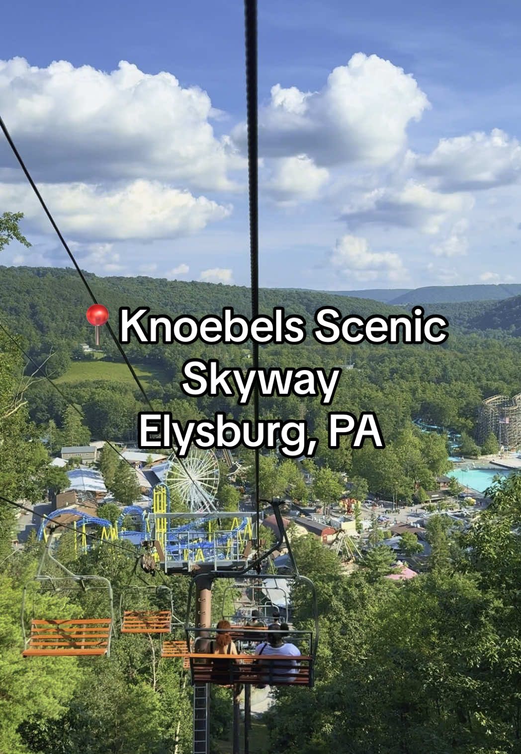 📍 Knoebels Scenic Skyway in Elysburg, PA #knoebels #amusementpark #scenicskyway #knoebelsamusementpark #pennsylvania #summervibes #PA #summerfun 