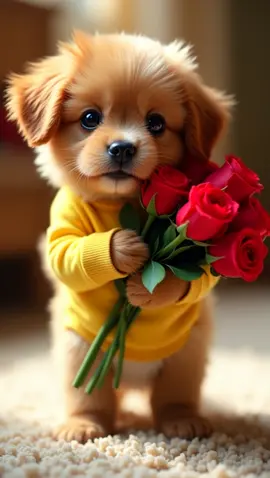#puppiesoftiktok #puppy #fluffy #cutebaby #rose #sweet #dog #viralvideo #dogsoftiktok #fyp #yavruköpek 