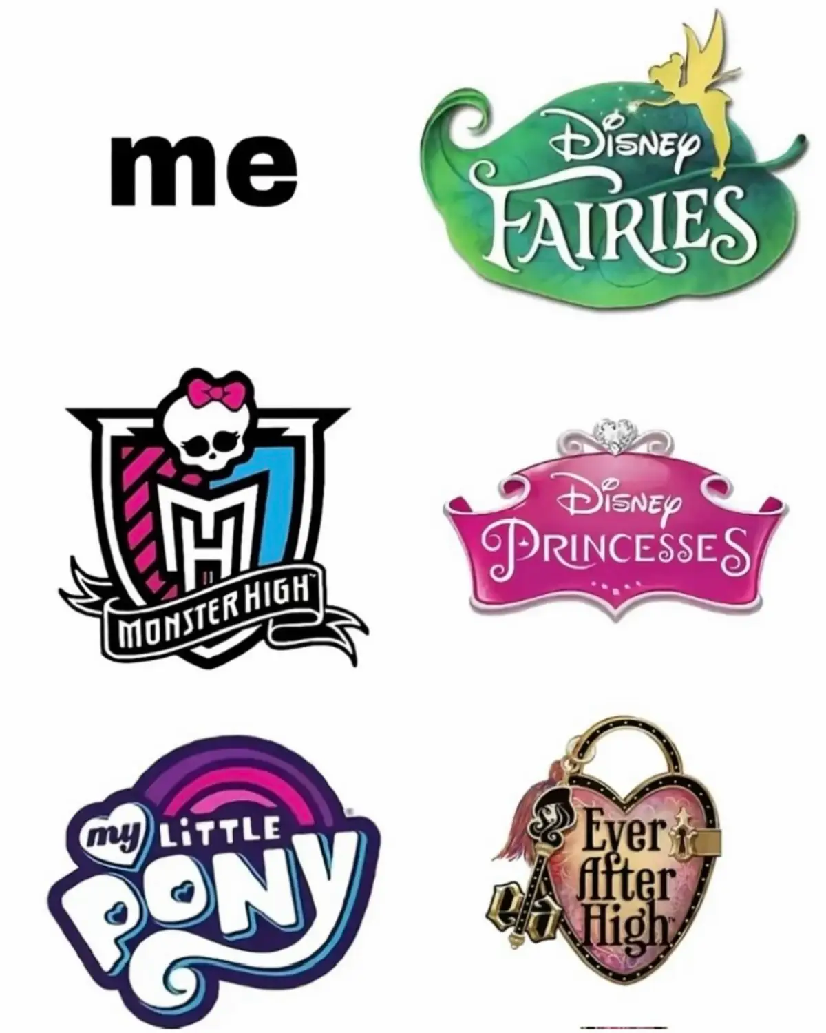It's about this trend to take your favorite/identical characters from a given fairy tale😍😍😍#tiktok #fyp #goviral #viralvideos #viral #foryoupage #viral_video #tiktokgoviral #monsterhigh #disneyprincesses #mylittlepony #everafterhigh 