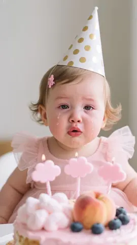 I said we had to sing the birthday song before eating the cake, and then this video appeared... #CapCut #baby #babygirl #capcutforus #capcutpioneer #babysinging #fyp 