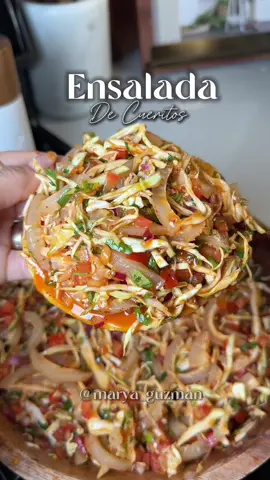 Ensalada De Cueritos 🌶️🔥#ensalada #ensaldadecueritos #foryoupage #mexicanfood #fyp 