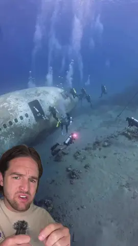 Plane discovered on the bottom of Lake Tahoe #lake #mystery #scubadiving #fyp 