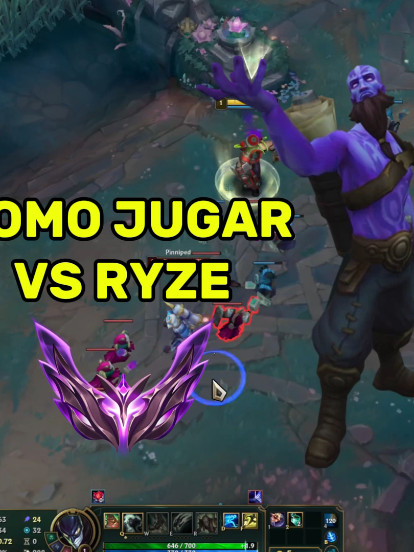 Como JUGAR vs RYZE #leagueoflegends #top  #singed #otp  #mid