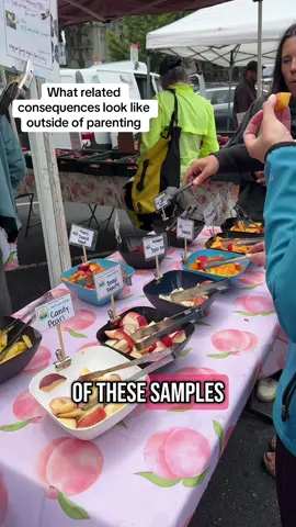 Berkeley is amazing #farmersmarket #parenting #family #consequences 