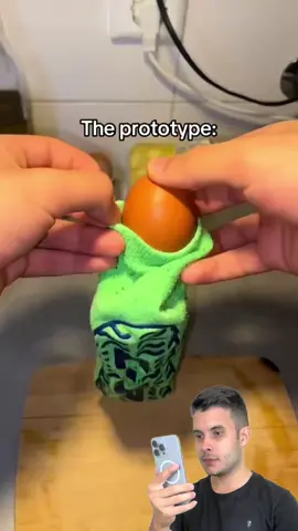 Egg in sock 