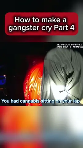 How to make a gangster cry | Part 4 #fyp #cops #police #viral #bodycam #crazy #shocking #viralbodycam #gangster 