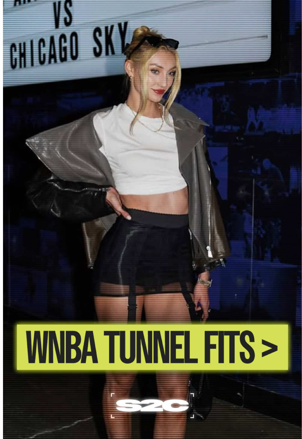 @Terance Mann appreciates how the W does tunnel fits 🧡 #WNBA #fashion 