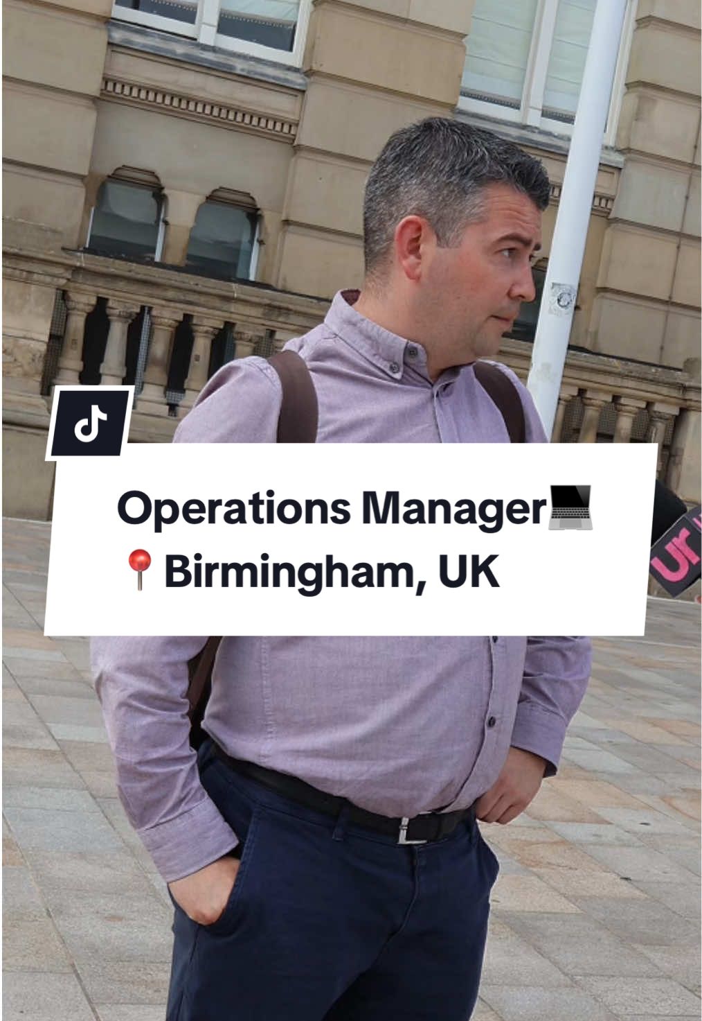 How much does an Operations Manager earn in 📍Birmingham, UK?  #careeradvice #jobseeker  #streetinterview #trending #fyp #birmingham #operationsmanager 