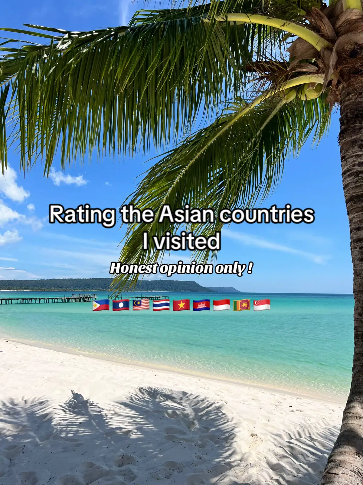 My honest ratings of every Southeast Asian country I visited ✈️ Let’s be real 😅 Some of these countries… I really didn’t like. You’ll be shocked #asiatrip #ratingcountries #honestopinion #backpacking #backpackingasia 