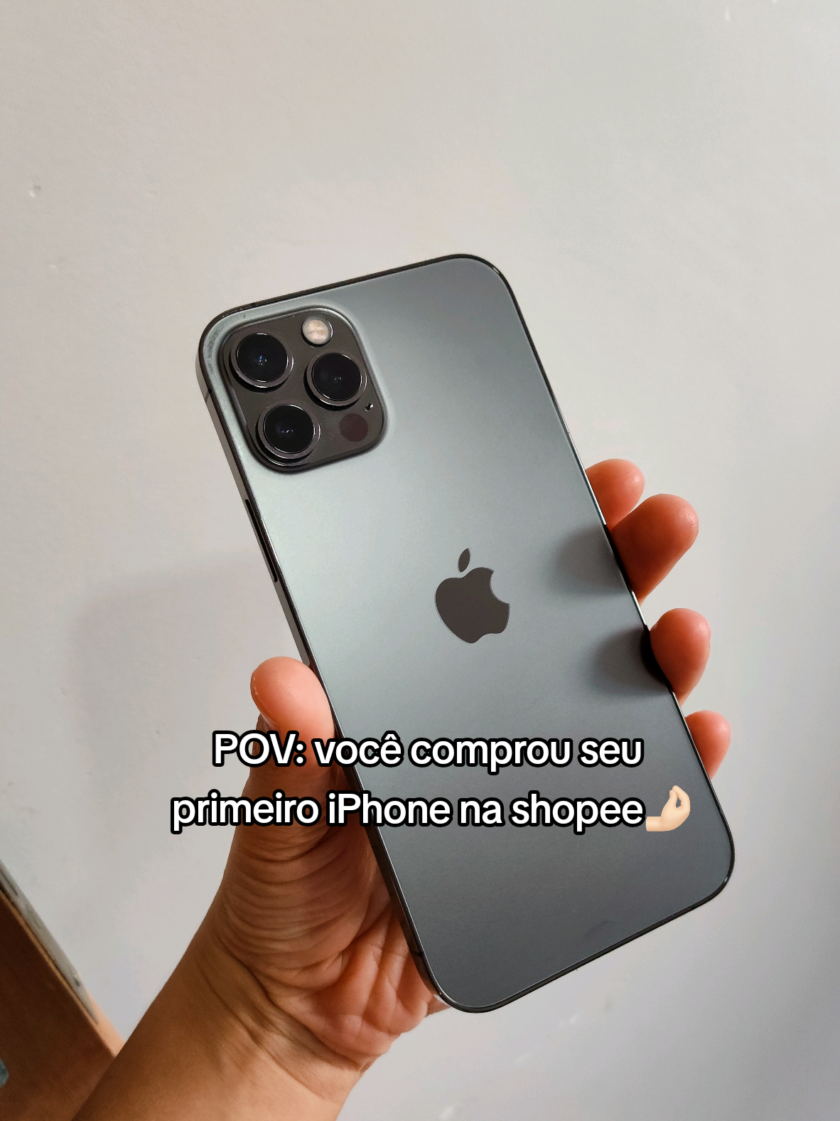 Aaaaaaaa🥹 #iphone #iphone12pro #iphonedashopee #shopee 