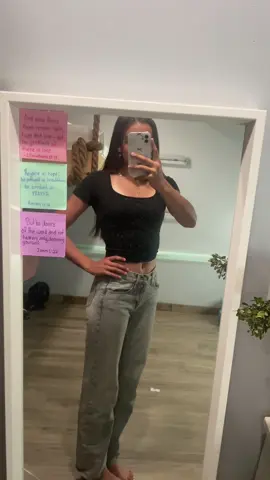 Little shopping haul🤩 #shopping #haul #jeans #tops #viralvideo 